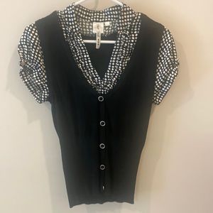 Women’s black dress top